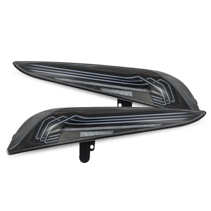 20-25 Toyota Supra CSL Laser Style LUXX-Series LED Tail Lights - Black | AlphaRex