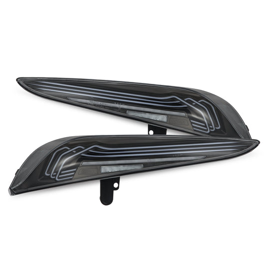 20-25 Toyota Supra CSL Laser Style LUXX-Series LED Tail Lights - Black | AlphaRex