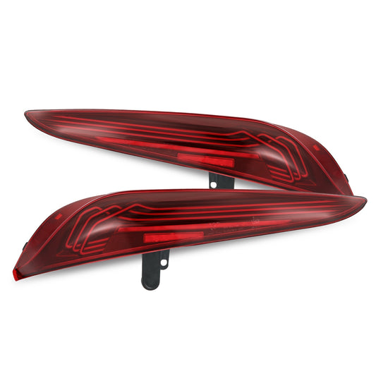 20-25 Toyota Supra CSL Laser Style LUXX-Series LED Tail Lights - Vivid Red | AlphaRex