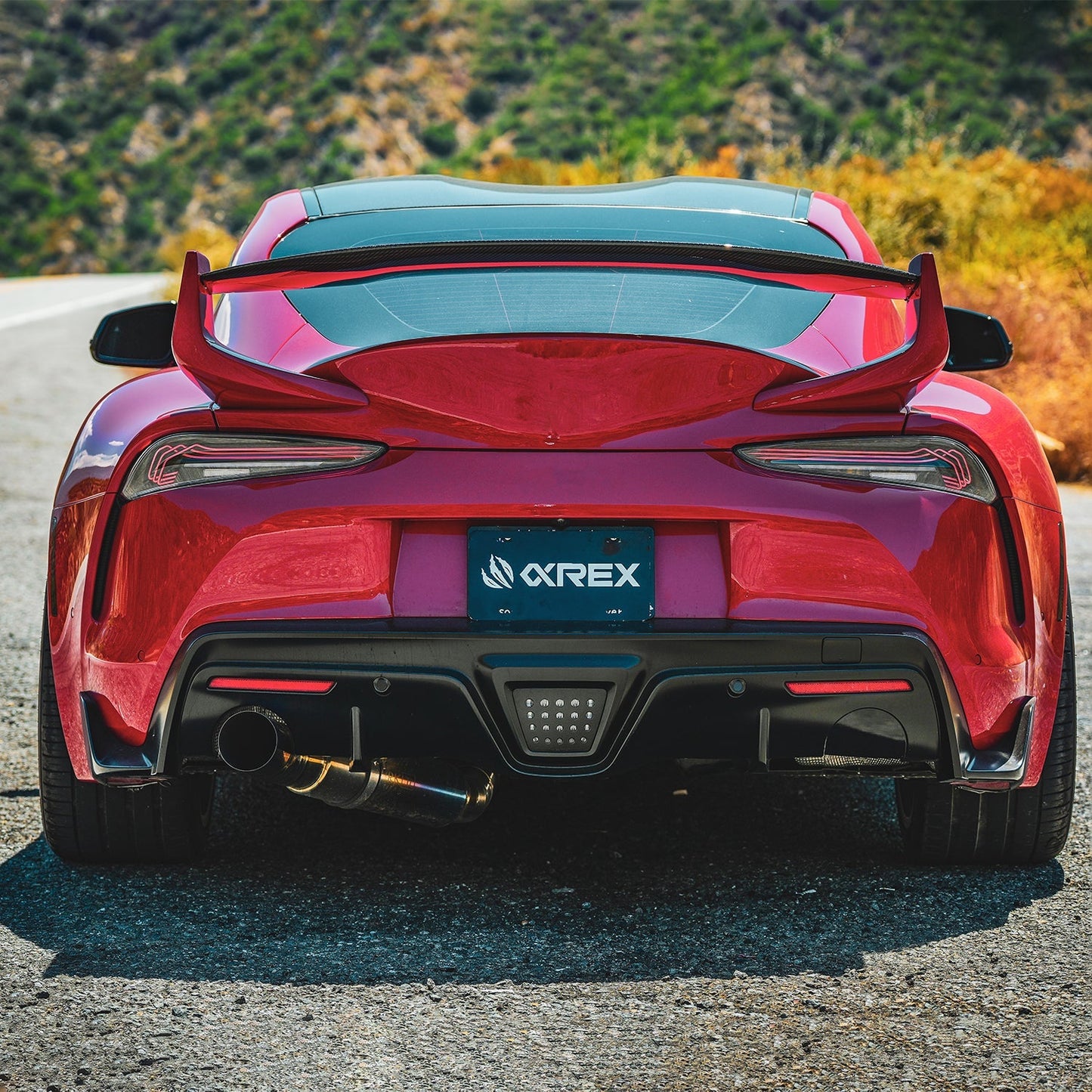 20-25 Toyota Supra CSL Laser Style LUXX-Series LED Tail Lights - Vivid Red | AlphaRex