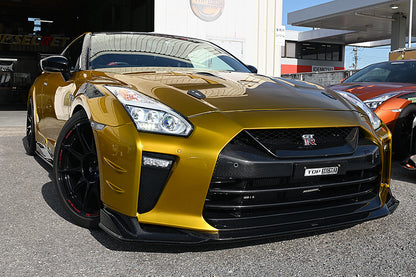 Top Secret M17 Full Bumper Kit GT17S Ver. S Half Carbon - GT-R R35