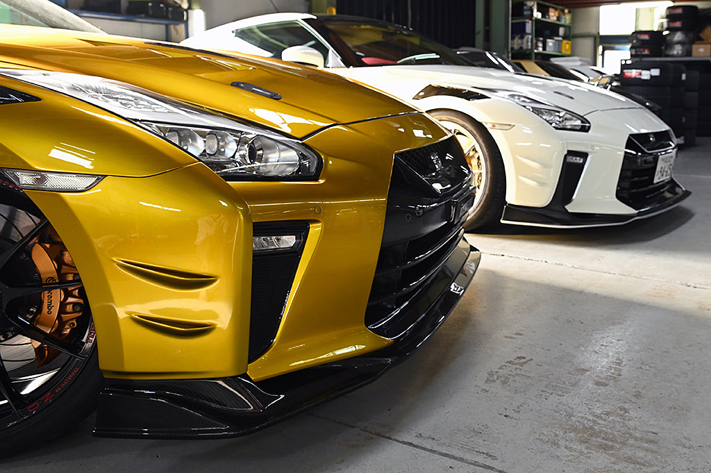 Top Secret M17 Full Bumper Kit GT17S Ver. S Half Carbon - GT-R R35