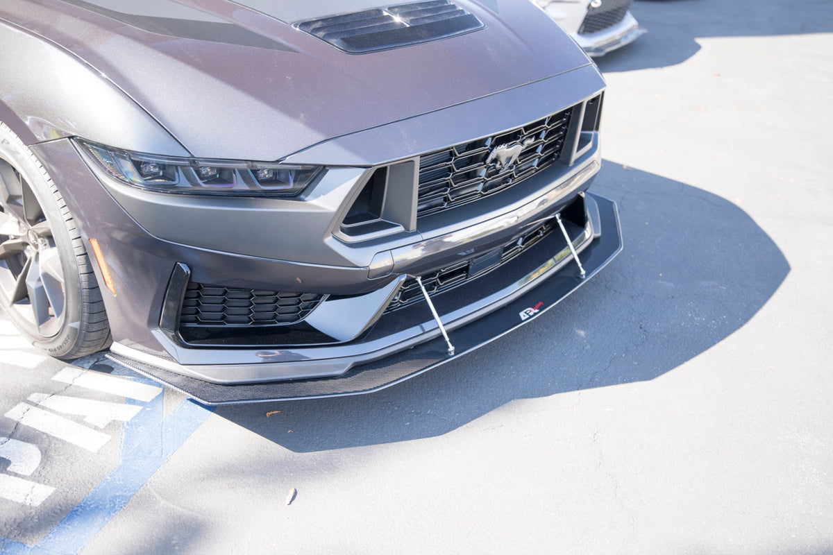 APR Carbon Fibre Front Wind Splitter for Ford Mustang Dark Horse S650 2024+ - image 3