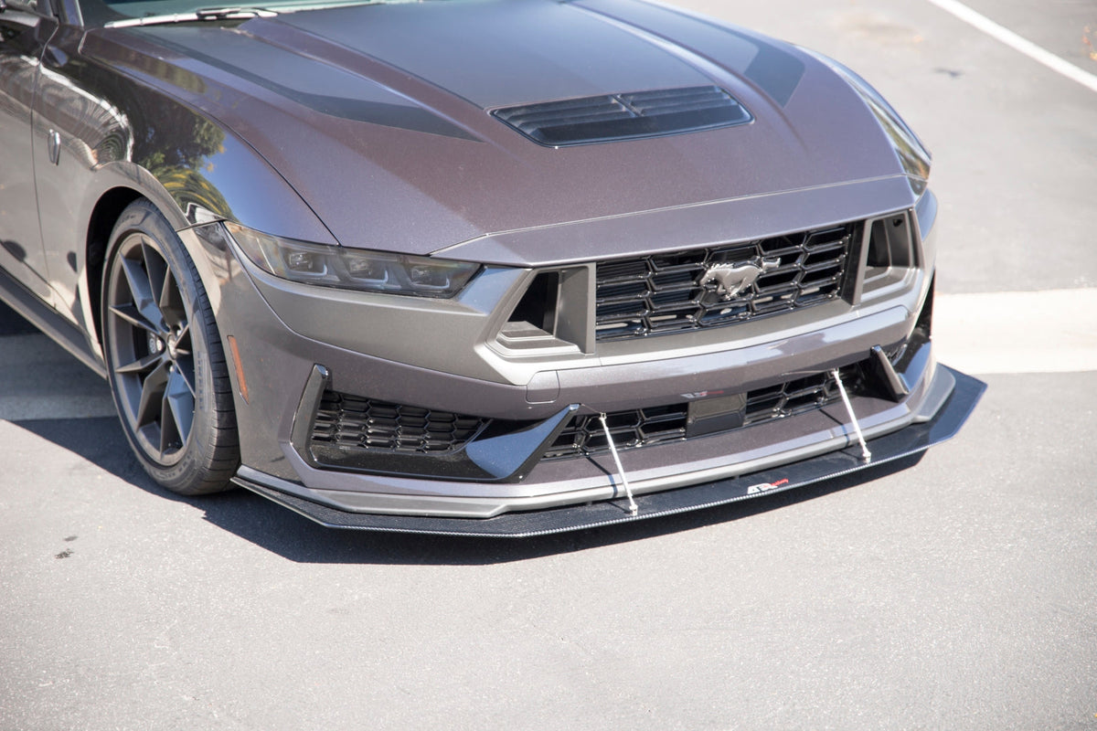APR Carbon Fibre Front Wind Splitter for Ford Mustang Dark Horse S650 2024+ - image 4