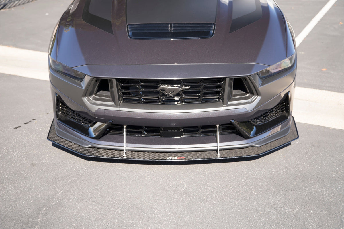 APR Carbon Fibre Front Wind Splitter for Ford Mustang Dark Horse S650 2024+ - image 2
