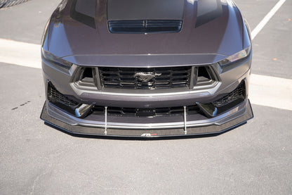 APR Carbon Fibre Front Wind Splitter for Ford Mustang Dark Horse S650 2024+ - image 2