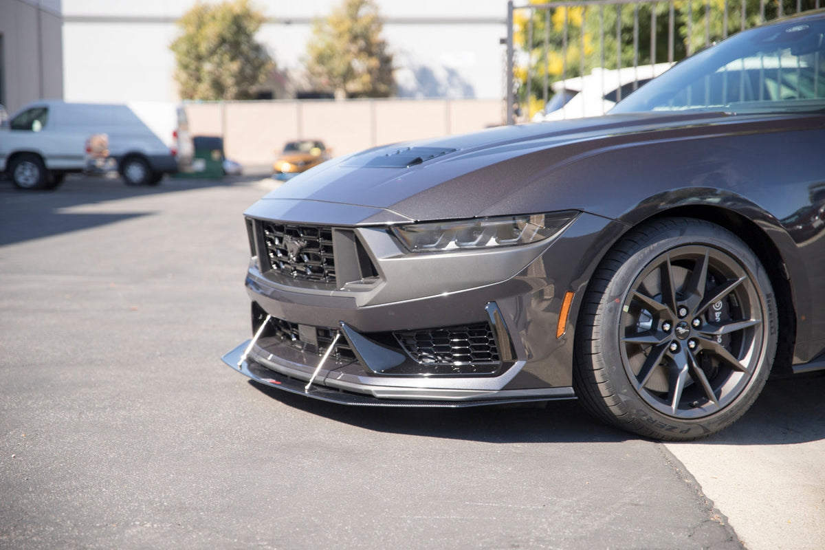 APR Carbon Fibre Front Wind Splitter for Ford Mustang Dark Horse S650 2024+ - image 5