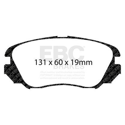 EBC Brakes Pad and Disc Full vehicle Kit (PD40K482)