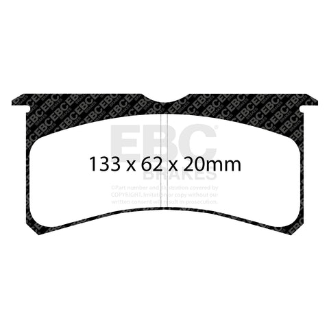 SR11&#8482; Sintered Race Pad (DP8037/2.20SR11) Image 2