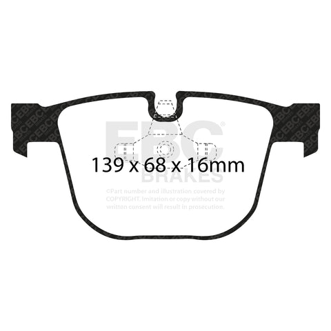 EBC Brakes Pad  and  Disc Kit (PD01KR169) Image 1