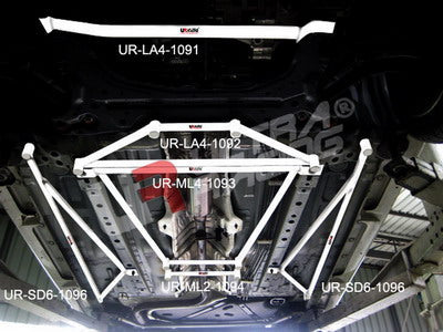 Ultra Racing Mid Lower H-Brace for Mazda 2 Sedan 2007+
