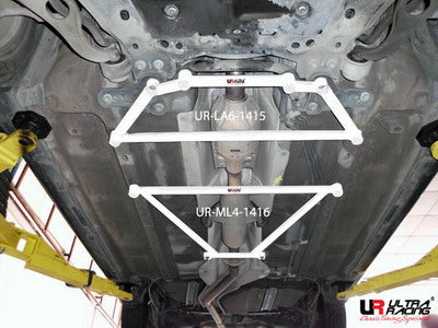 Ultra Racing 4-Point Mid Lower Brace for Mazda 6 GH 2008+