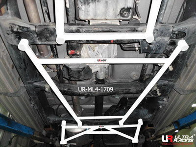 Ultra Racing 4-Point Mid Lower Brace for Isuzu D-Max 3.0D 02+