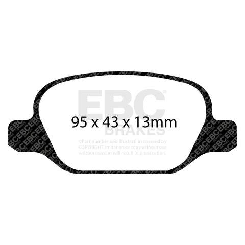 EBC Brakes Pad  and  Disc Kit (PD01KR001) Image 2