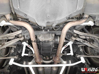 Ultra Racing 2x2-Point Rear Side Bars for Lexus LS430 06+