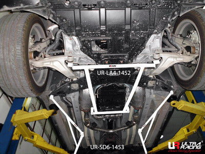 Ultra Racing 2x 3-Point Side Bars for Infiniti FX 09+ 4WD