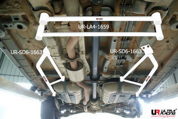 Ultra Racing Ssangyong Actyon 06-11 2.0D Ultra-R 2x 3-Point Side Bars UR-SD6-1663P