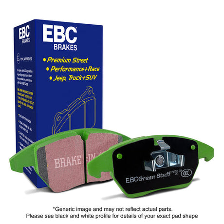 EBC Greenstuff Brake Pad 2000 Series Sport Set (DP22275) Image 1