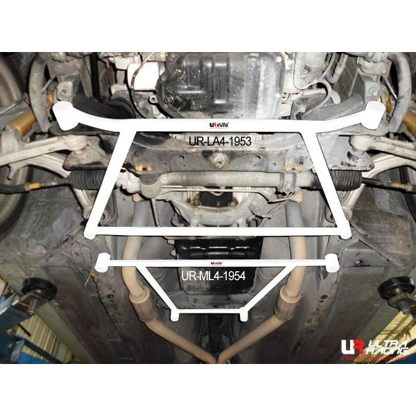 Ultra Racing 4-Point Front Lower Brace for Nissan Skyline V35 2.5
