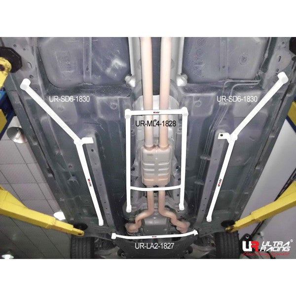 Ultra Racing 4-Point Mid Lower Brace for Cadillac CTS 3.6