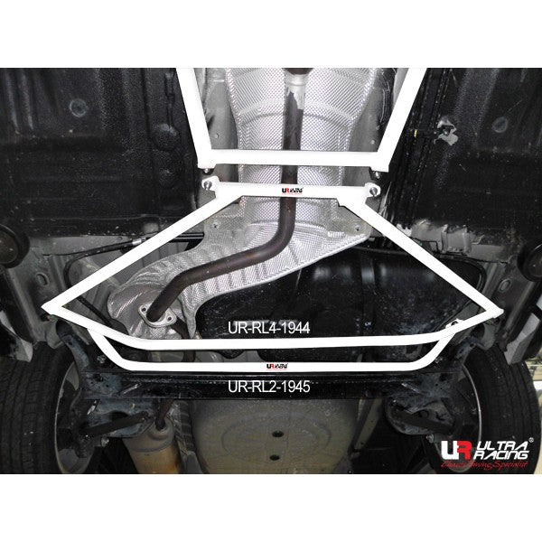 Ultra Racing Nissan Almera 1.5 11+ UltraRacing 2-Point Rear Lower Tiebar UR-RL2-1945