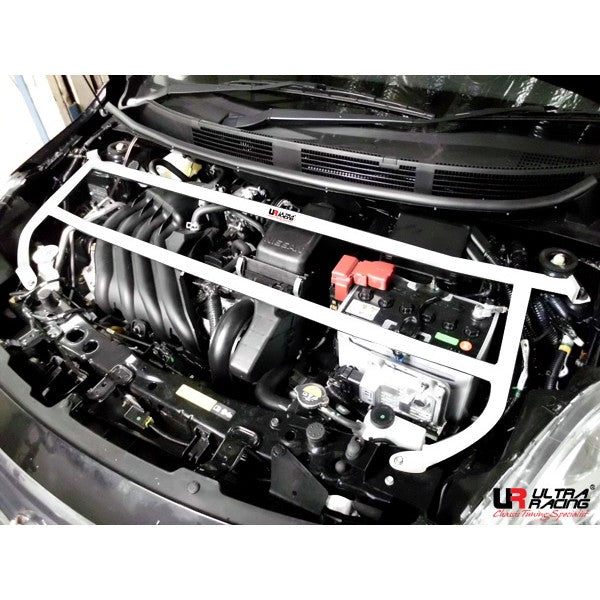 Ultra Racing 4-Point Front Upper Strut Bar Nissan Almera 1.5