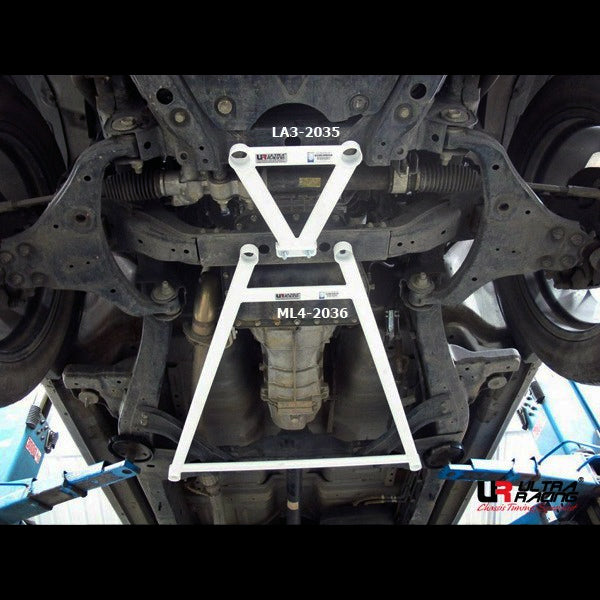 Ultra Racing 3-Point Front Lower Bar for Isuzu D-Max 2.5D