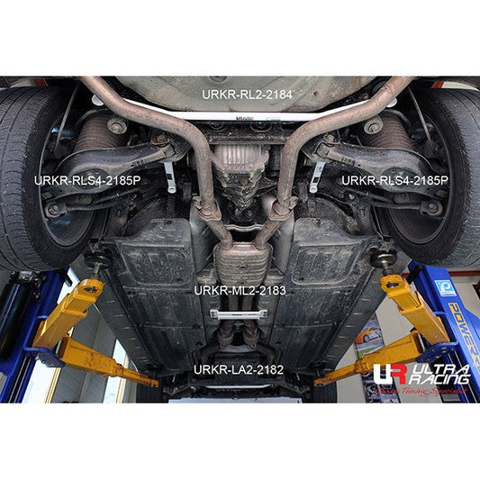 Ultra Racing 2x2P Rear Lower Brace for Hyundai Genesis Sedan 12+