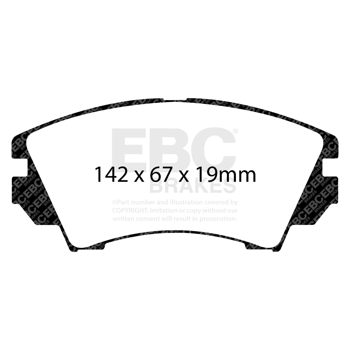 EBC Brakes Pad and Disc Kit (PD11KF1208)