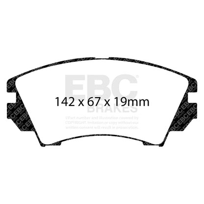 EBC Brakes Pad and Disc Kit (PD11KF1208)