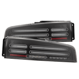 23-25 Nissan Z Quad-Loop Style NOVA-Series Prismatic LED Tail Lights Black | AlphaRex