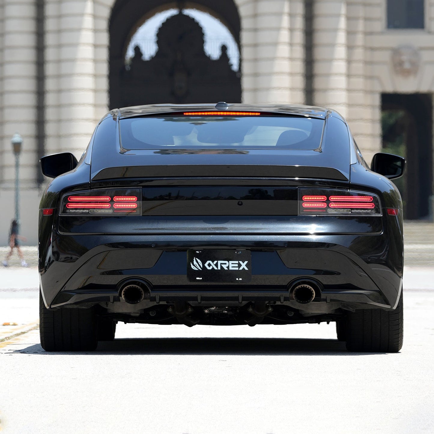 23-25 Nissan Z Quad-Loop Style NOVA-Series Prismatic LED Tail Lights Black | AlphaRex