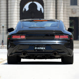 23-25 Nissan Z Quad-Loop Style NOVA-Series Prismatic LED Tail Lights Black | AlphaRex