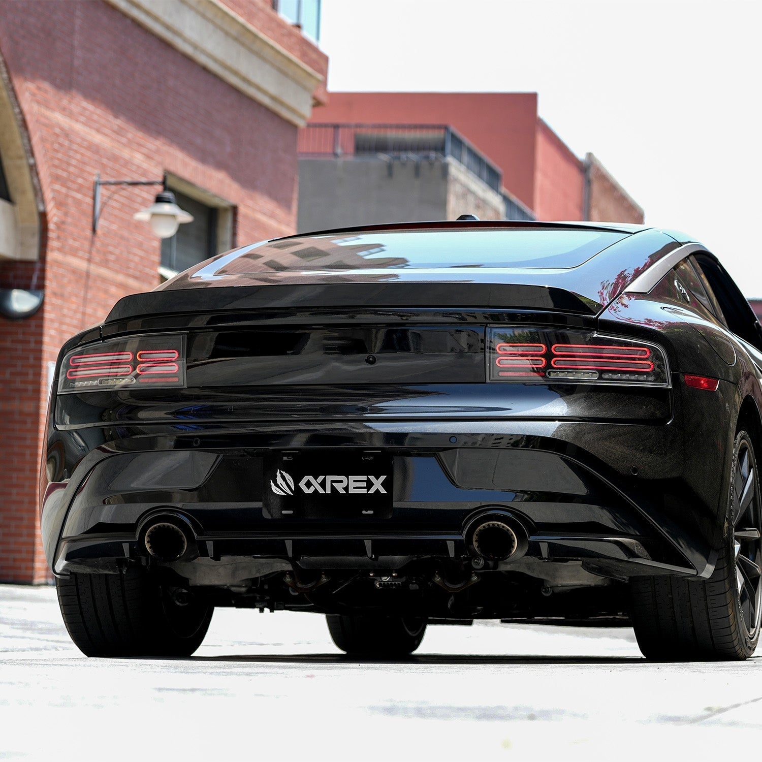 23-25 Nissan Z Quad-Loop Style NOVA-Series Prismatic LED Tail Lights Black | AlphaRex