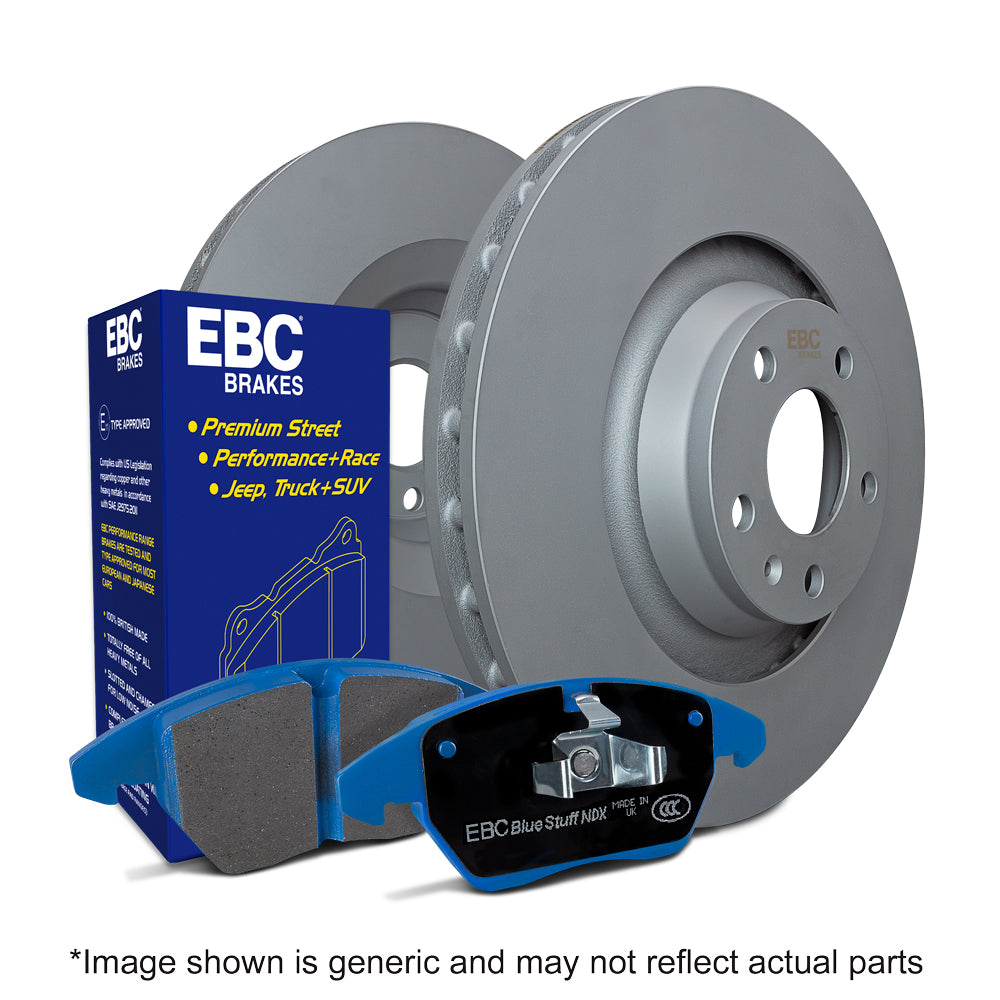 EBC Brake Pad Disc Rotor Kit (PD04KR185)