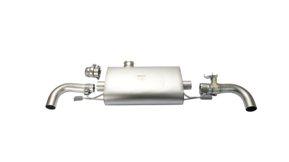 Sport Exhaust Bundle for Subaru BRZ & Toyota GR 86 Racing | Tailpipe Set 115mm angled chromed