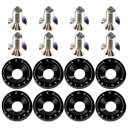 Exoracing Dress Up Bolt and Washer Kit M6x1.0 - Black