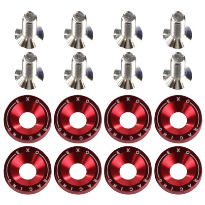 Exoracing Dress Up Bolt and Washer Kit M6x1.0 - Red