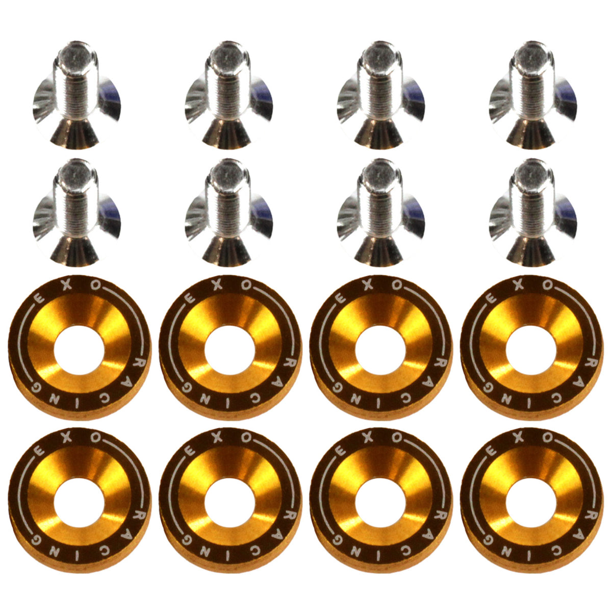 Exoracing Dress Up Bolt and Washer Kit M6x1.0 - Gold