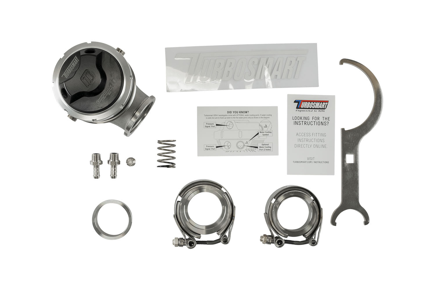 Turbosmart GenV WG40CG CompGate40 Compressed Gas 5psi Black