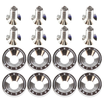 Exoracing Dress Up Bolt and Washer Kit M6x1.0 - Silver