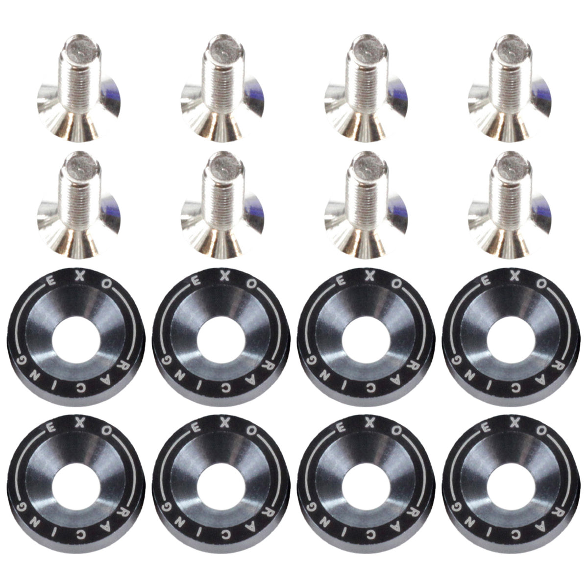 Exoracing Dress Up Bolt and Washer Kit M6x1.0 - Grey