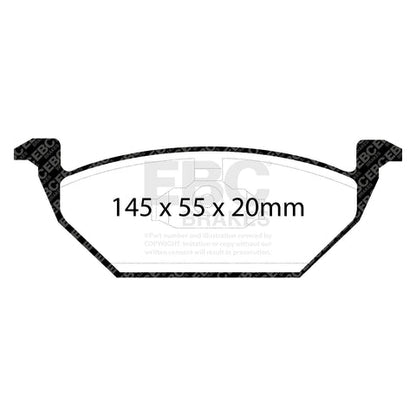 EBC Brakes Pad and Disc Kit (PD11KF153) Image 2