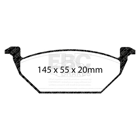 EBC Brakes Pad and Disc Kit (PD11KF153) Image 2