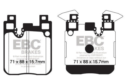 EBC Brakes Pad and Disc Kit (PD11KR618) Image 4