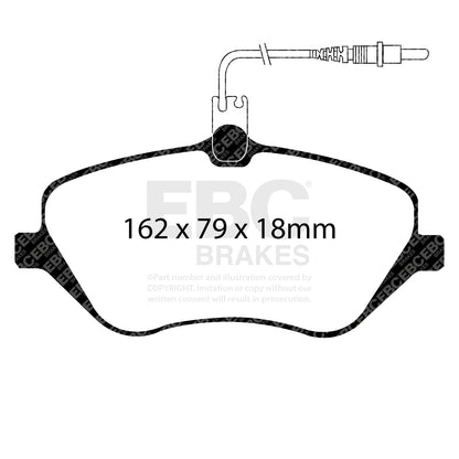 EBC Brakes Pad and Disc Full vehicle Kit (PD40K588)