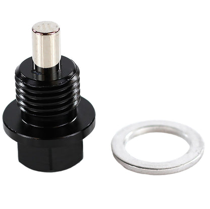 Exoracing Billet Aluminium Magnetic Sump Plug - Black / M14x1.5