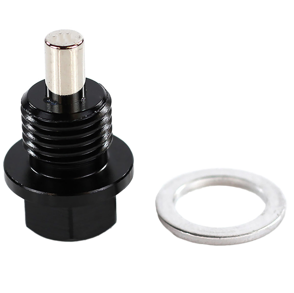 Exoracing Billet Aluminium Magnetic Sump Plug - Black / M12x1.5