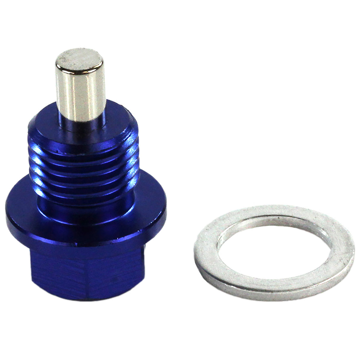 Exoracing Billet Aluminium Magnetic Sump Plug - Blue / M12x1.25