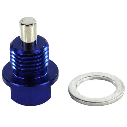 Exoracing Billet Aluminium Magnetic Sump Plug - Blue / M12x1.25
